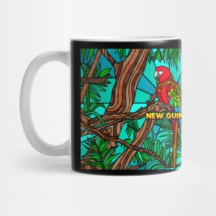 New Guinea - Parrot in Nature Mug